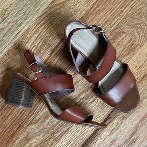 Old Navy Women's Brown Heeled Sandals